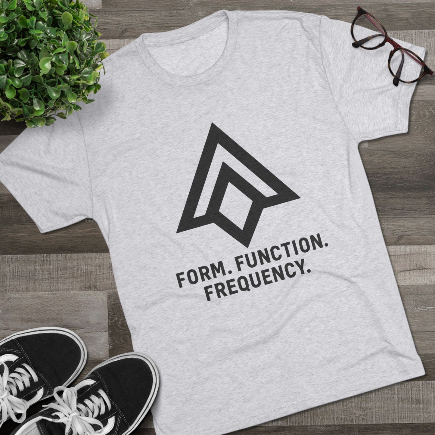 Form. Function. Frequency. Logo Signature Alignment Tee