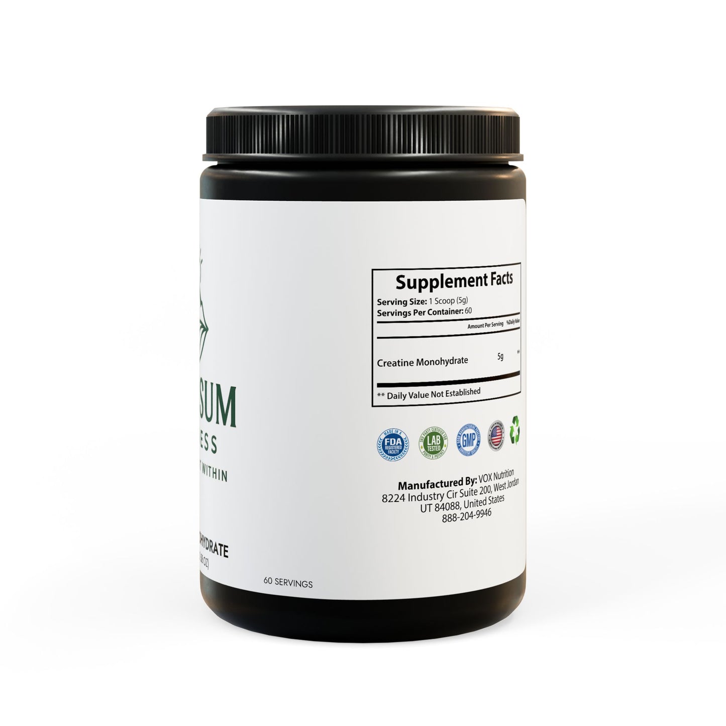 Creatine Monohydrate Supplement (300g, 10.58oz)