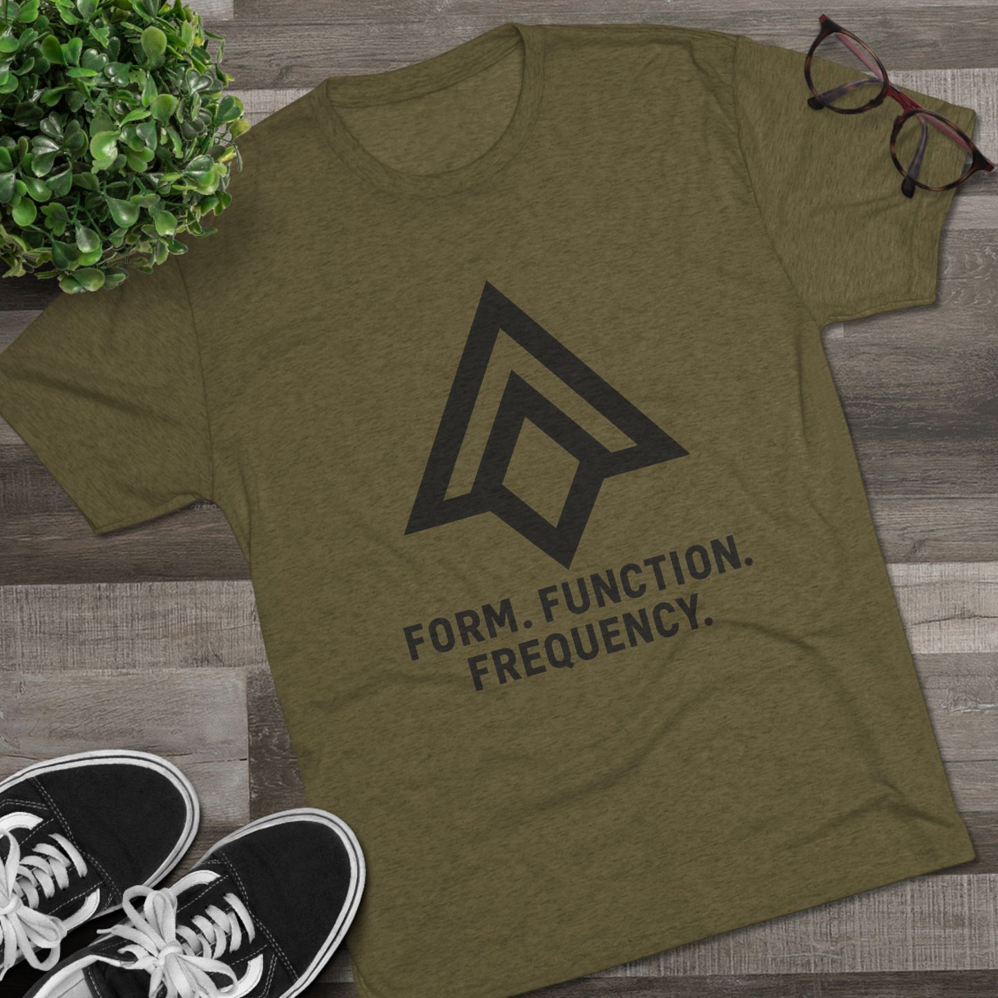Form. Function. Frequency. Logo Signature Alignment Tee