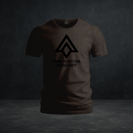 Form. Function. Frequency. Tee — Tri-Blend Minimalist Ascension Symbol Shirt