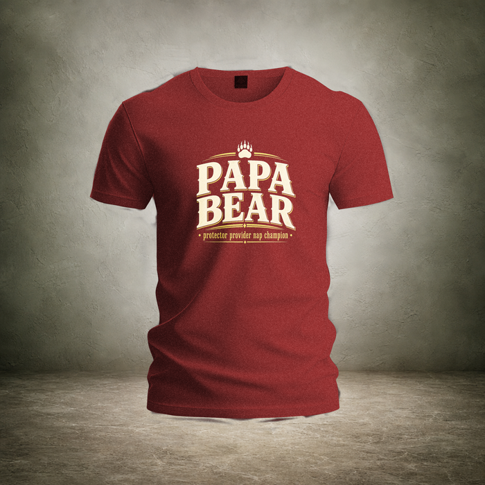 Papa Bear — Fatherhood Protector T-Shirt | Ascensum Wear