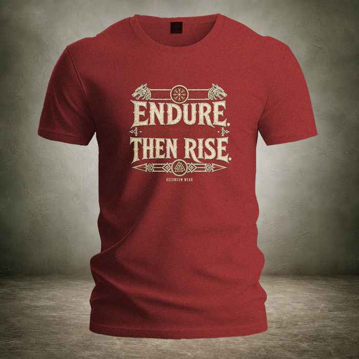 Endure Then Rise — Norse Heritage T-Shirt | Ascensum Wear