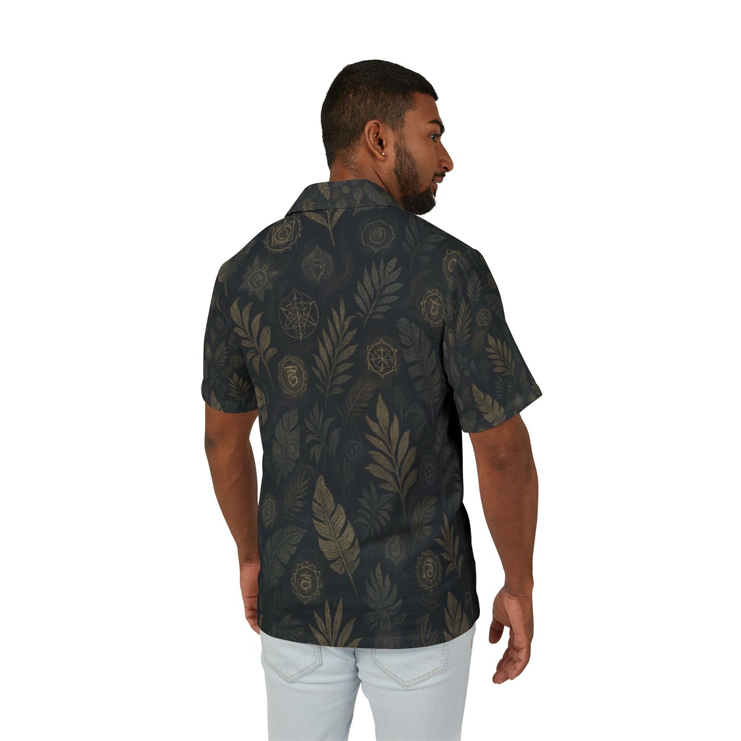 Spiritual Warrior AOP Hawaiian Shirt – “Oasis of Ascension” Edition