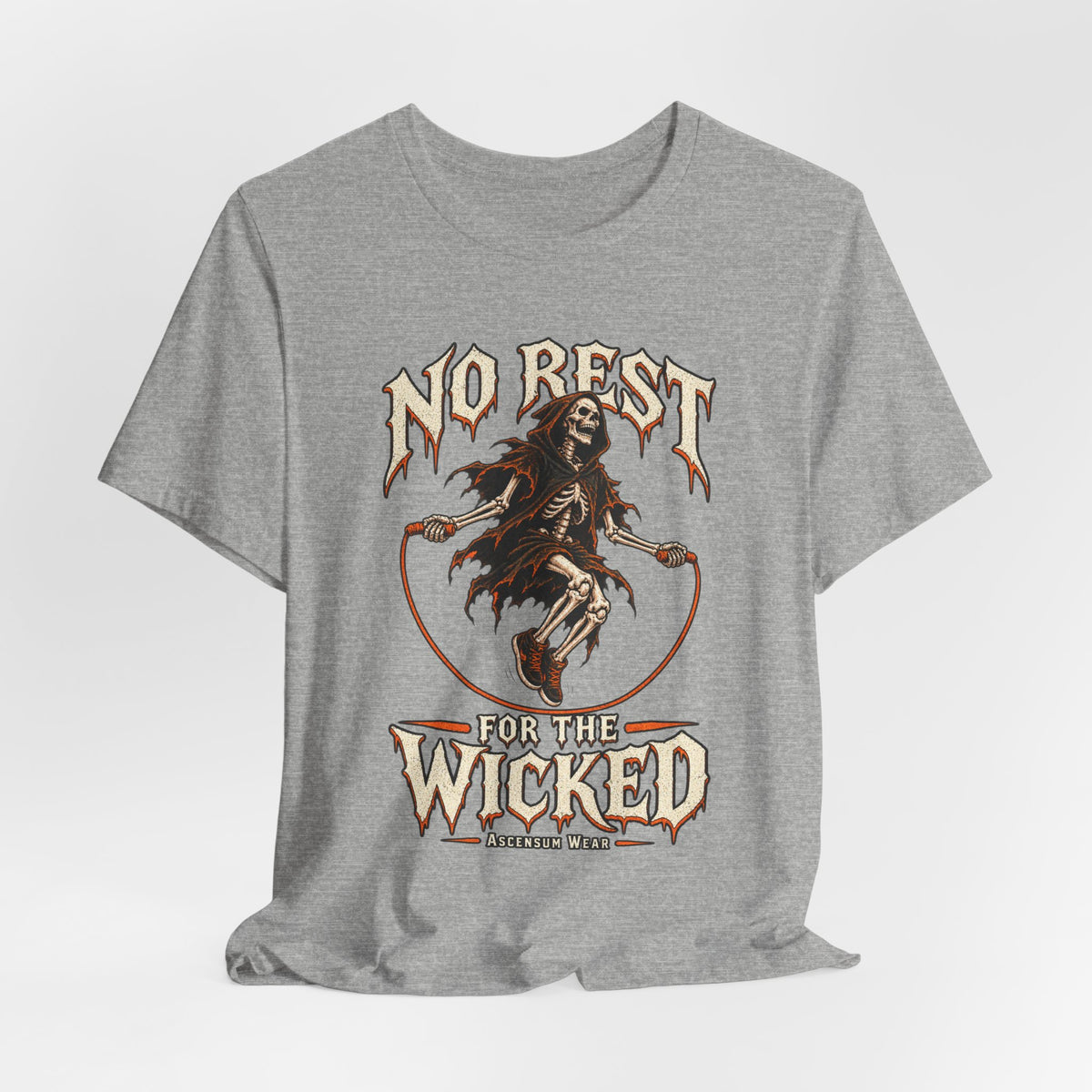 No Rest for the Wicked — Halloween Unisex Tee | Ascensum Wear