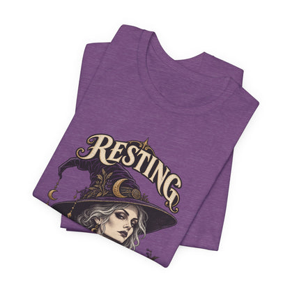 Resting Witch Face — Halloween Unisex Tee | Ascensum Wear