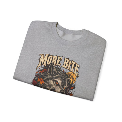 More Bite Less Bark — Halloween Unisex Crewneck | Ascensum Wear