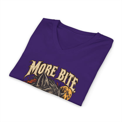 More Bite Less Bark — Halloween Unisex V Neck | Ascensum Wear