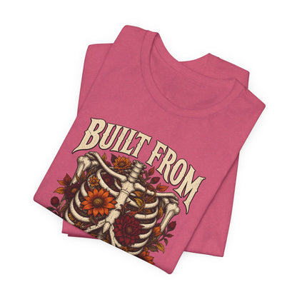 Bullet From Bad Days — Skeleton Flowers Halloween Tee | Ascensum Wear