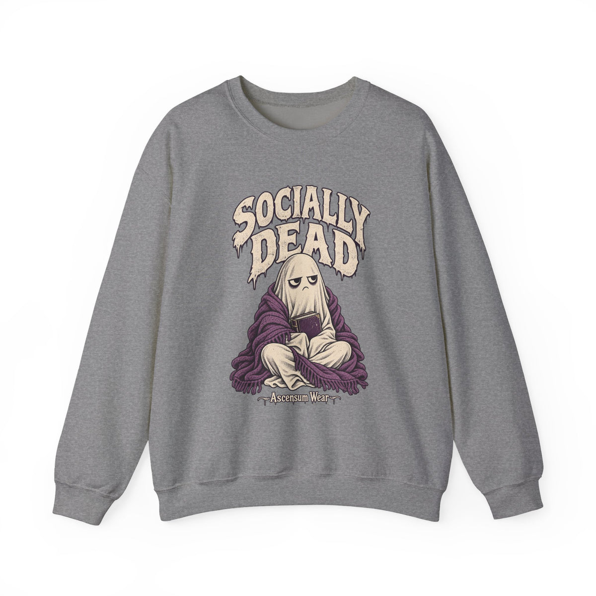 Socially Dead — Halloween Unisex Crewneck | Ascensum Wear