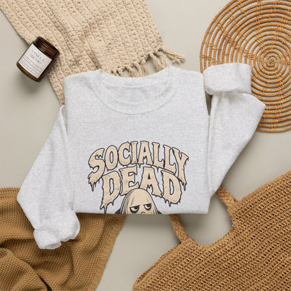 Socially Dead — Halloween Unisex Crewneck | Ascensum Wear