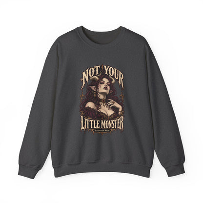 Not Your Little Monster — Halloween Graphic Crewneck | Ascensum Wear