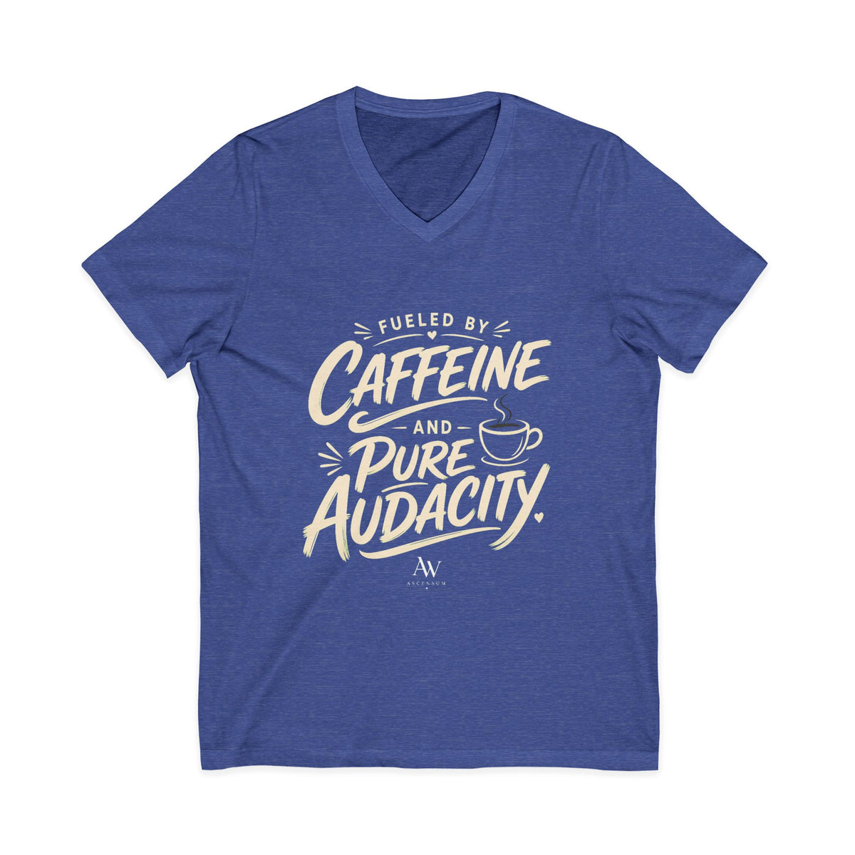 Fueled by Caffeine and Pure Audacity | Women's Empowerment  V Neck