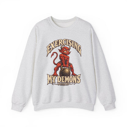 Exercising My Demons — Halloween Unisex Crewneck | Ascensum Wear