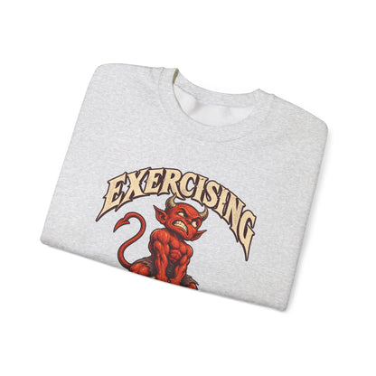 Exercising My Demons — Halloween Unisex Crewneck | Ascensum Wear