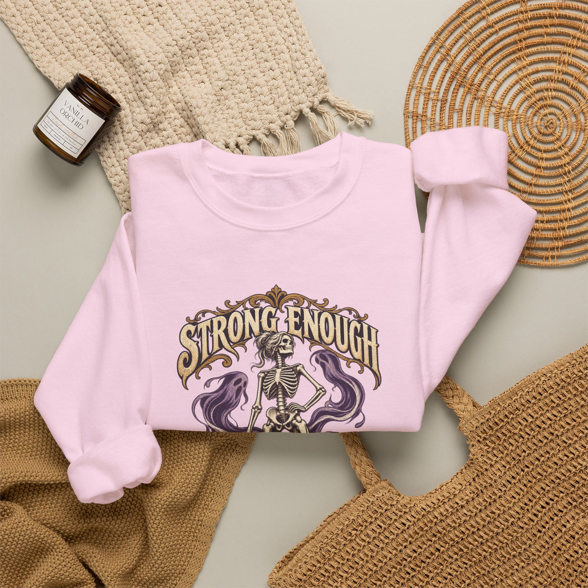 Strong Enough to Haunt You — Halloween Unisex Crewneck | Ascensum Wear