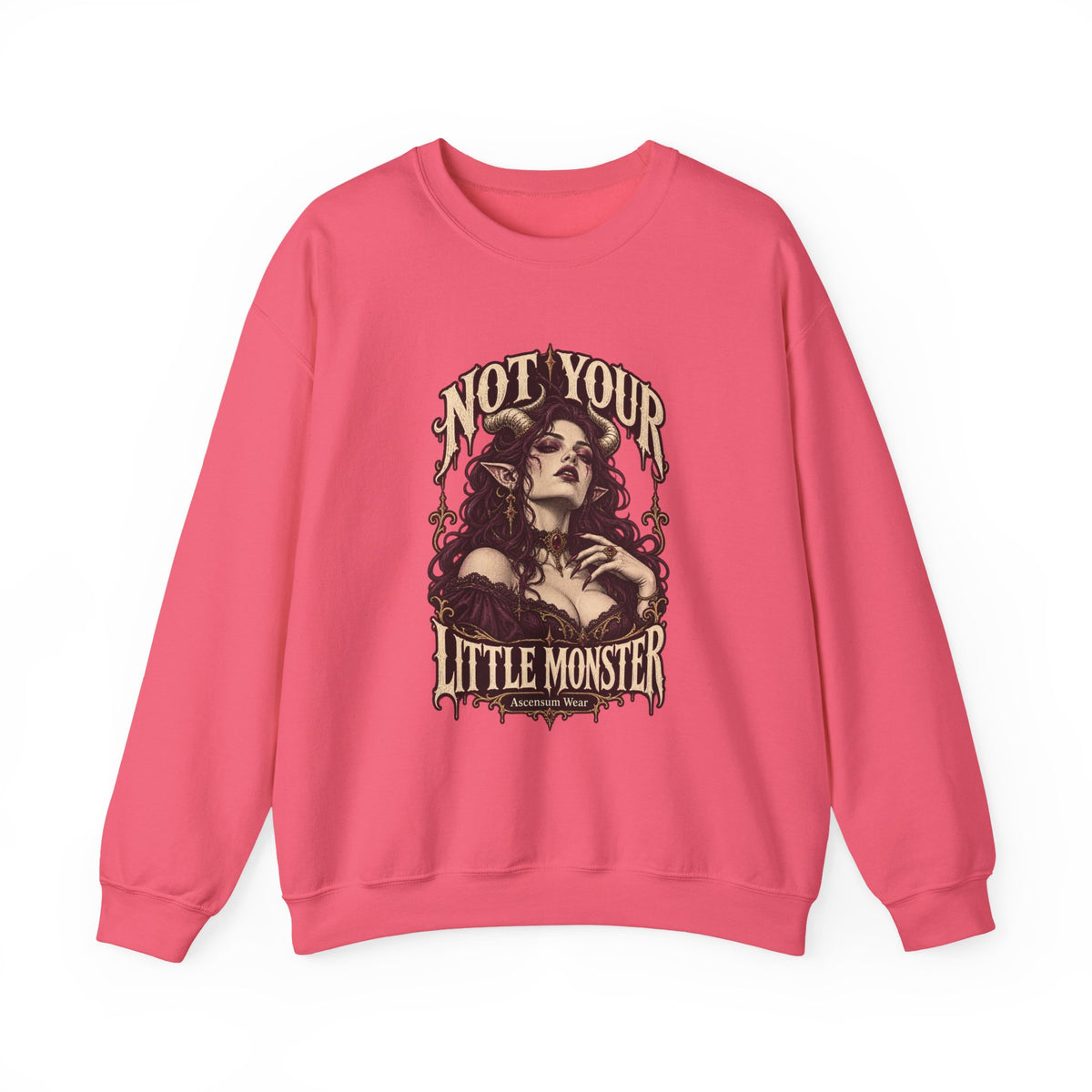 Not Your Little Monster — Halloween Graphic Crewneck | Ascensum Wear