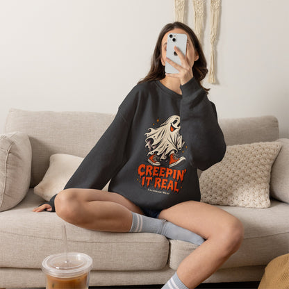 Creepin' It Real — Halloween Unisex Crewneck | Ascensum Wear