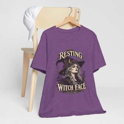 Resting Witch Face — Halloween Unisex Tee | Ascensum Wear