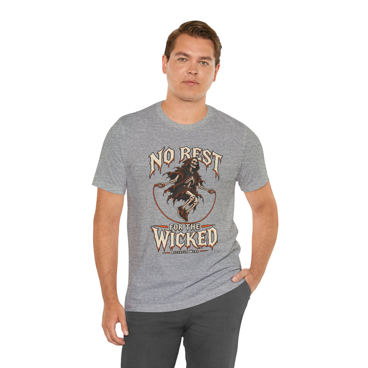 No Rest for the Wicked — Halloween Unisex Tee | Ascensum Wear