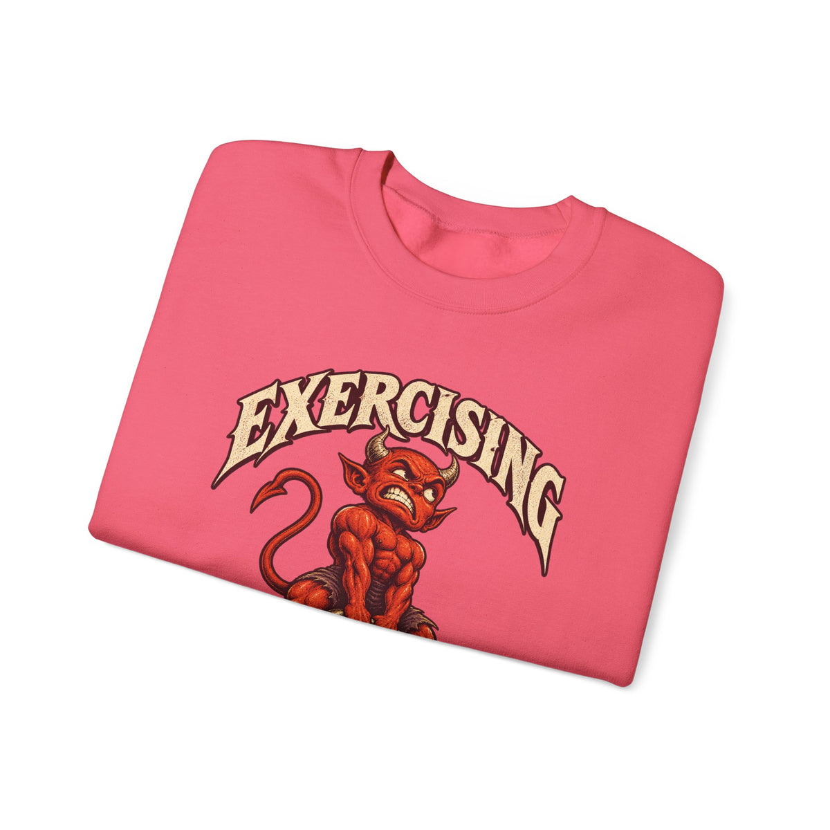Exercising My Demons — Halloween Unisex Crewneck | Ascensum Wear