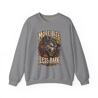 More Bite Less Bark — Halloween Unisex Crewneck | Ascensum Wear