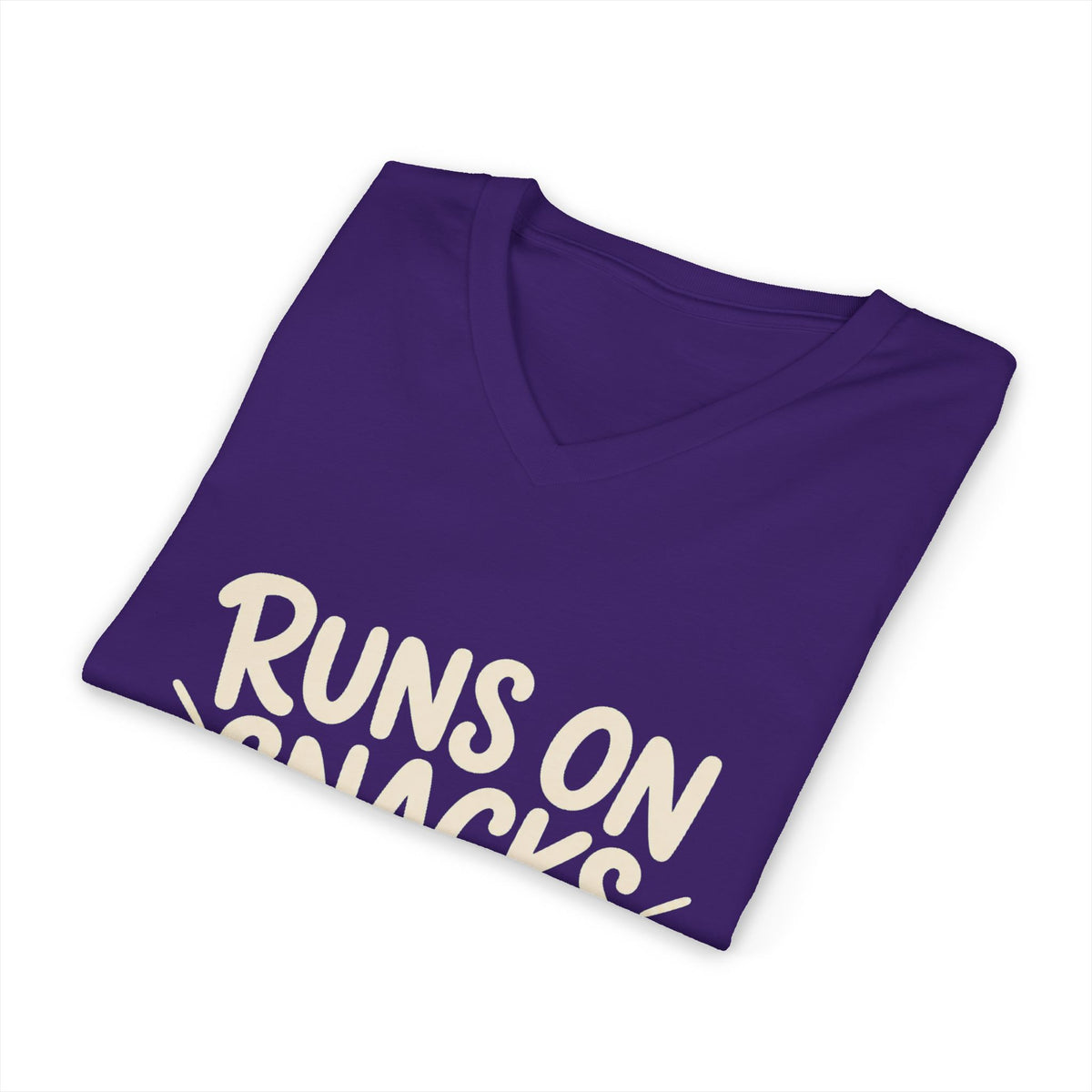 Runs On Snacks And Bad Decisions — Women's Empowerment V-Neck Tee
