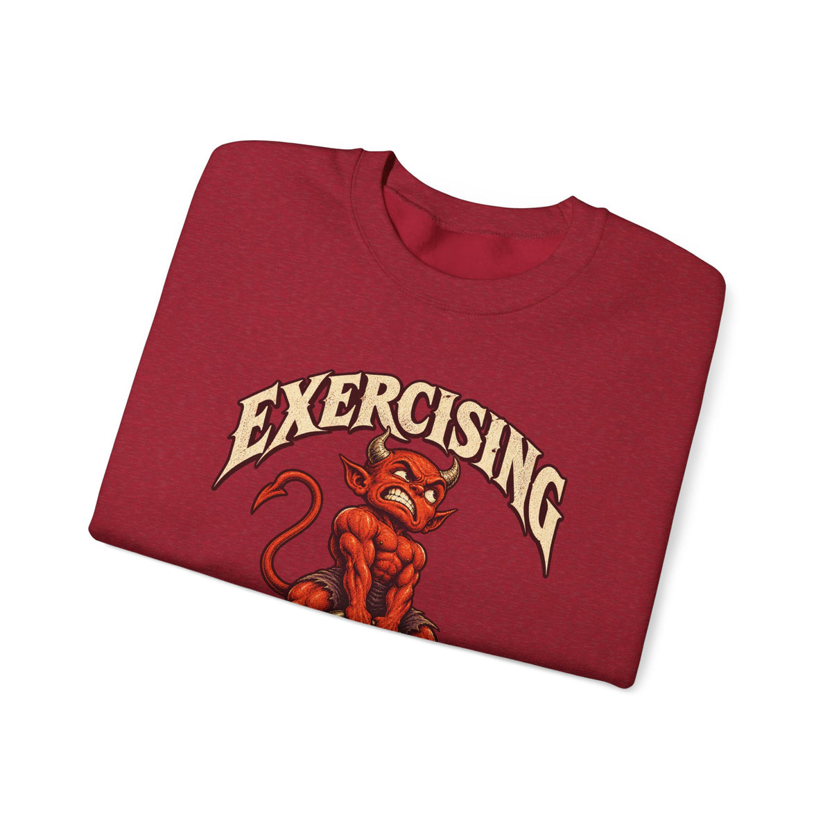 Exercising My Demons — Halloween Unisex Crewneck | Ascensum Wear