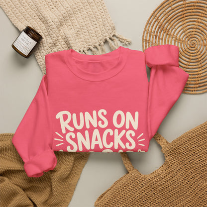 Runs On Snacks And Bad Decisions — Women's Empowerment Crewneck | Ascensum Wear