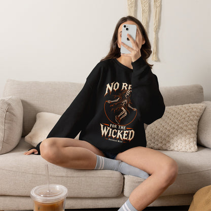 No Rest for the Wicked — Halloween Unisex Crewneck| Ascensum Wear