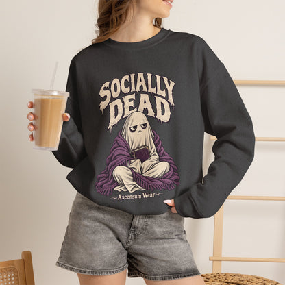 Socially Dead — Halloween Unisex Crewneck | Ascensum Wear