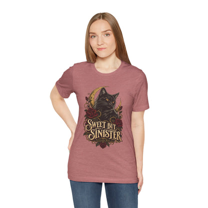 Sweet But Sinister — Black Cat Halloween Tee | Ascensum Wear