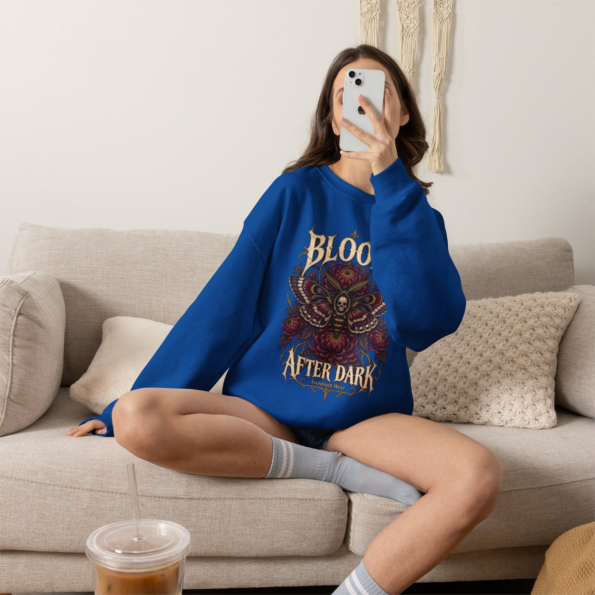 Bloom After Dark — Halloween Unisex Crewneck | Ascensum Wear