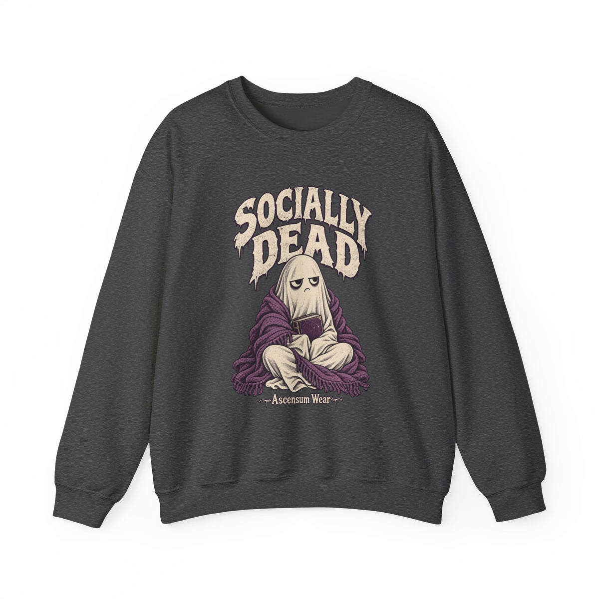 Socially Dead — Halloween Unisex Crewneck | Ascensum Wear