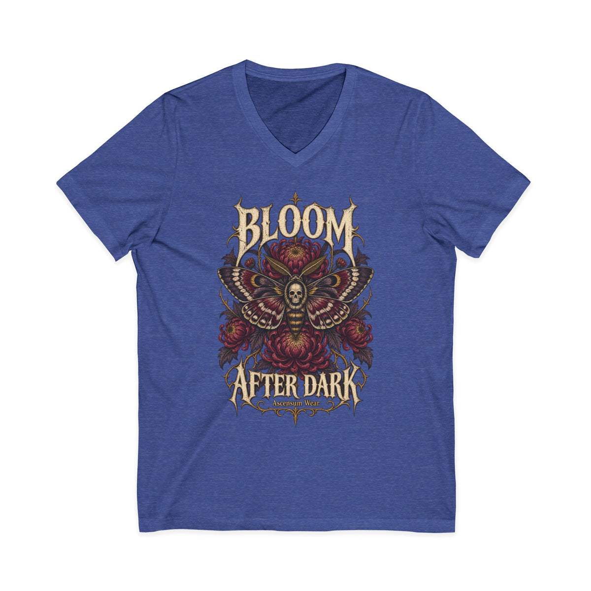 Bloom After Dark — Halloween Unisex V Neck | Ascensum Wear