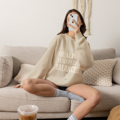 Healing. Also Pretty. Balanced. — Women's Empowerment Crewneck | Ascensum Wear