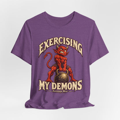 Exercising My Demons — Halloween Unisex Tee | Ascensum Wear