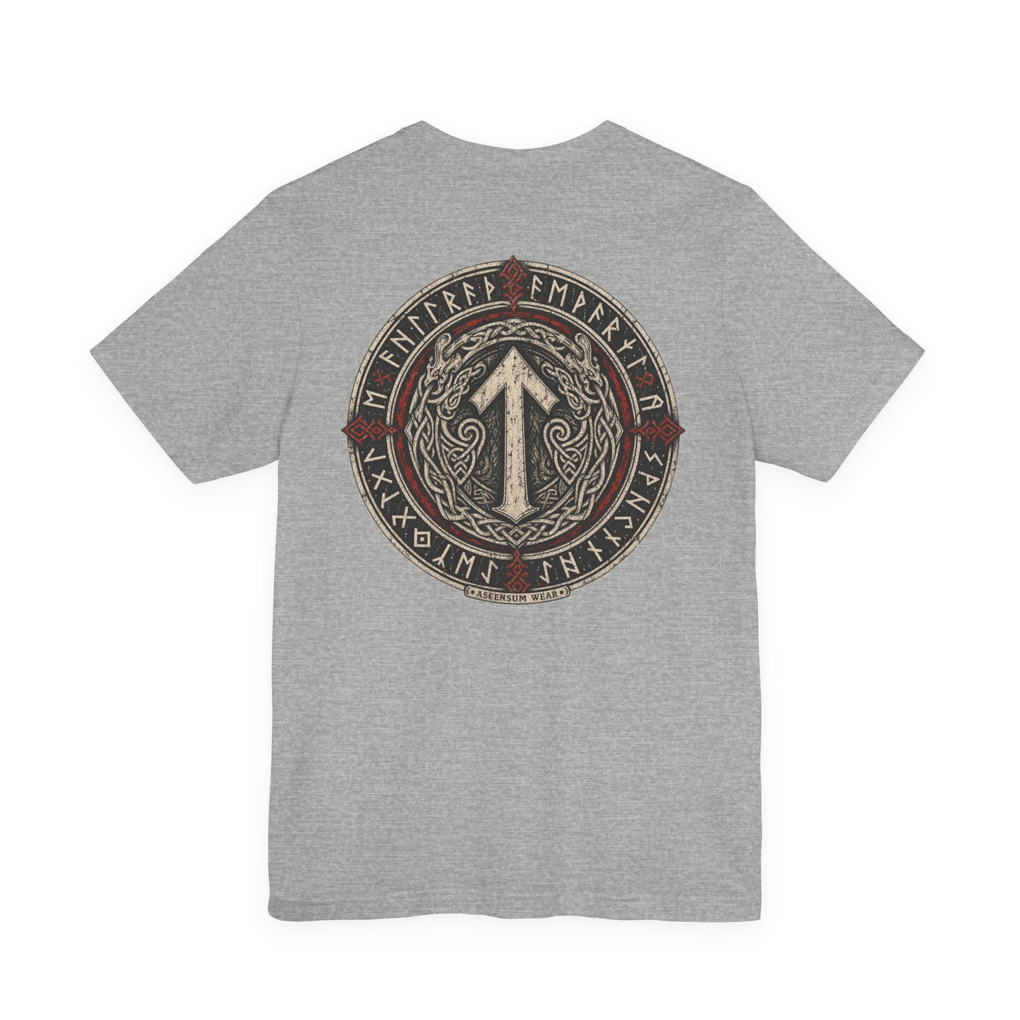 Runic Circle Seal — Norse Back Print T-Shirt | Ascensum Wear