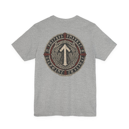 Runic Circle Seal — Norse Back Print T-Shirt | Ascensum Wear