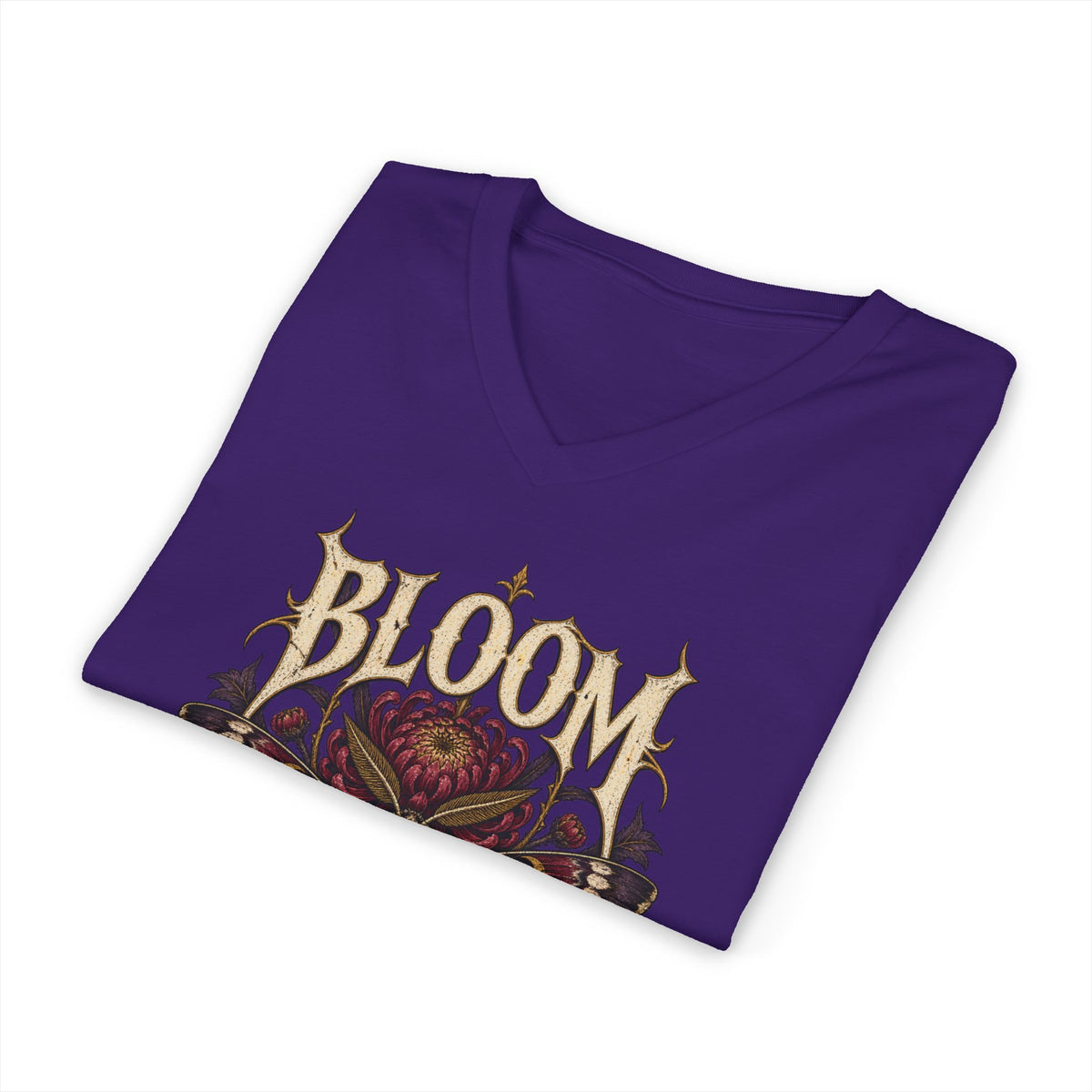Bloom After Dark — Halloween Unisex V Neck | Ascensum Wear