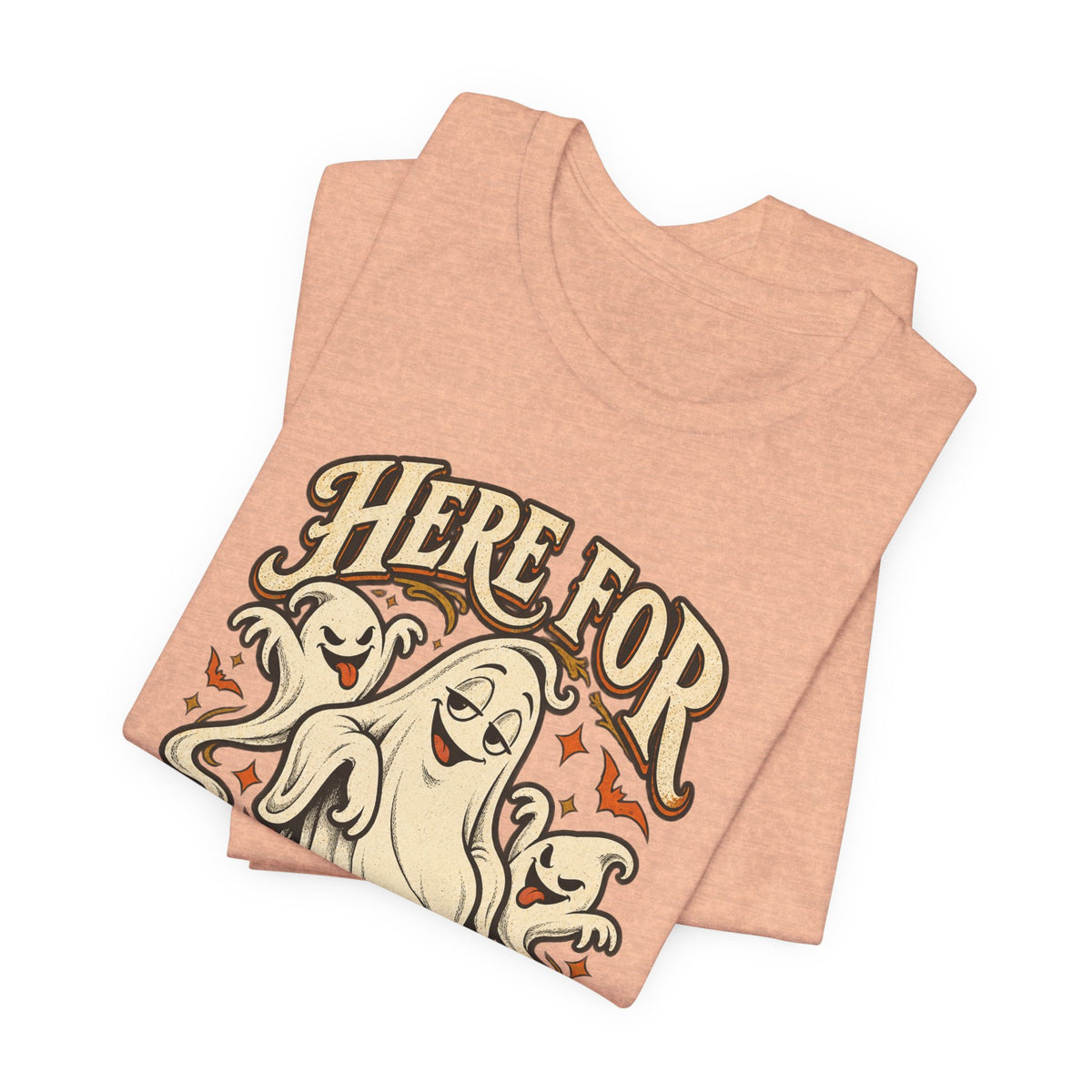 Here for the Boos — Vintage Ghost Trio Unisex Tee | Ascensum Wear