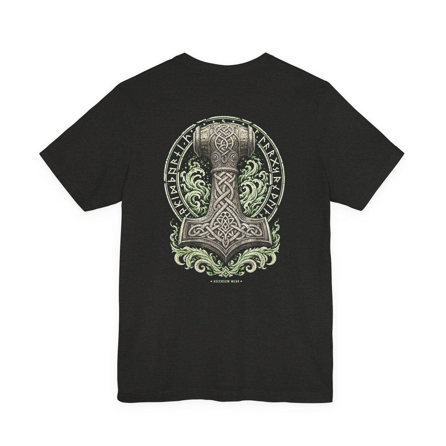 Mjölnir — Norse Hammer Back Print T-Shirt | Ascensum Wear