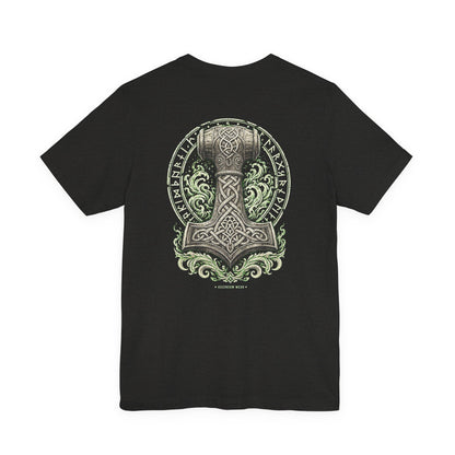 Mjölnir — Norse Hammer Back Print T-Shirt | Ascensum Wear