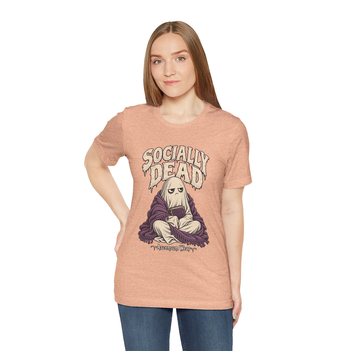 Socially Dead — Halloween Unisex Tee | Ascensum Wear