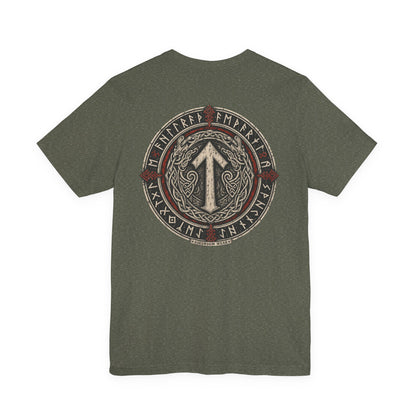 Runic Circle Seal — Norse Back Print T-Shirt | Ascensum Wear
