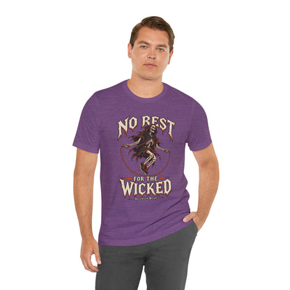 No Rest for the Wicked — Halloween Unisex Tee | Ascensum Wear
