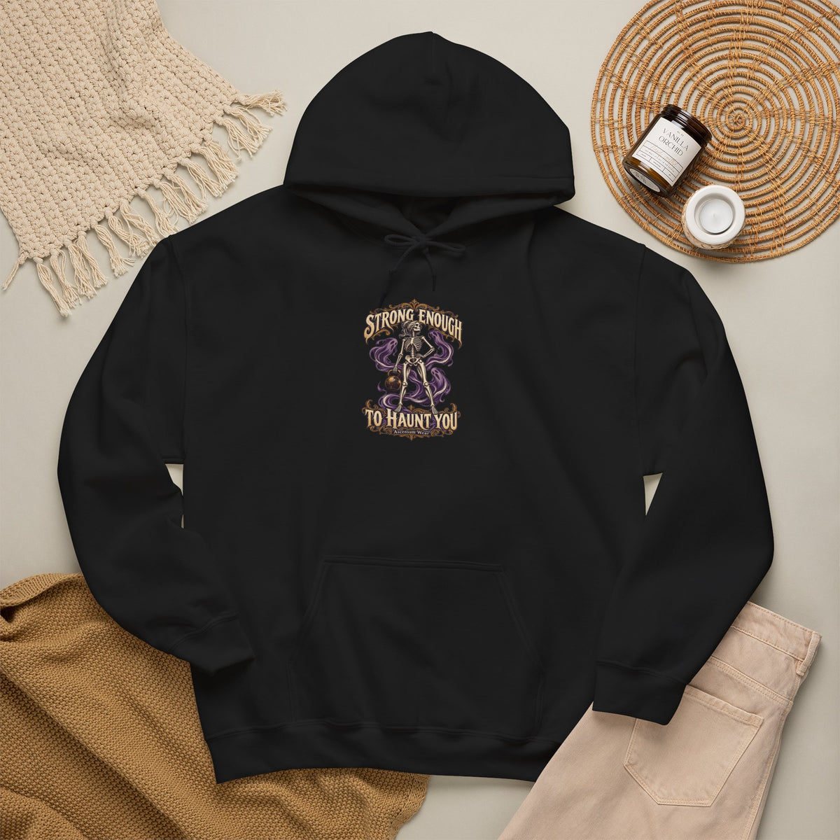 Strong Enough to Haunt You — Halloween Unisex Hoodie | Ascensum Wear