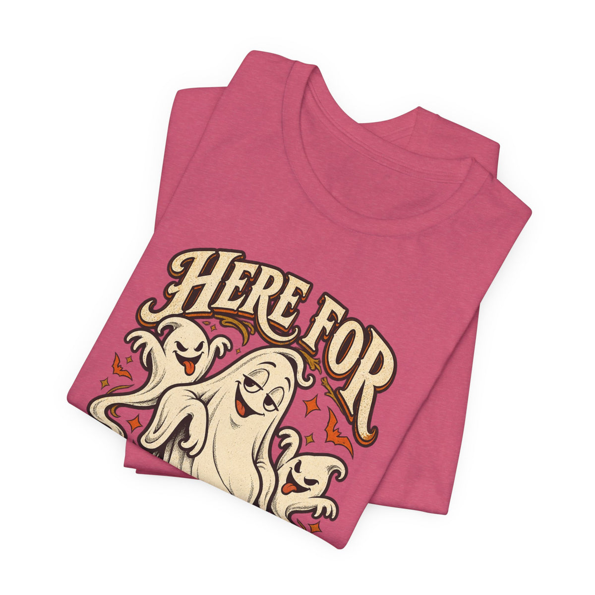 Here for the Boos — Vintage Ghost Trio Unisex Tee | Ascensum Wear