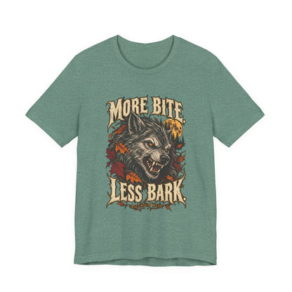 More Bite Less Bark — Halloween Unisex Tee | Ascensum Wear