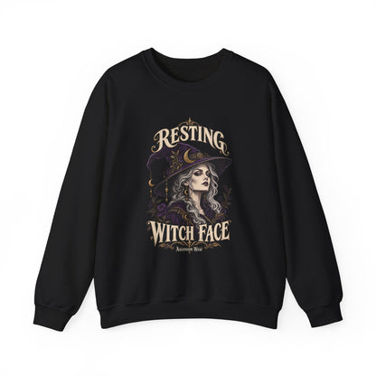 Resting Witch Face — Halloween Unisex Crewneck | Ascensum Wear