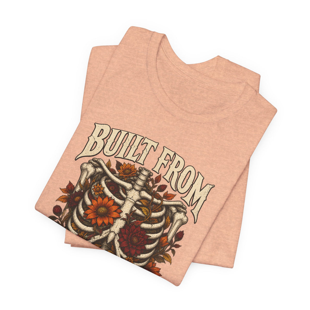 Bullet From Bad Days — Skeleton Flowers Halloween Tee | Ascensum Wear